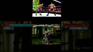 Wwe wrestler vs Tekken 3 king wwe tekken tranding youtubeshorts [upl. by Diba28]