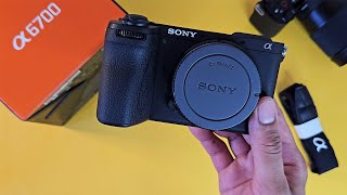 Sony A6700 Unboxing [upl. by Enomyar]