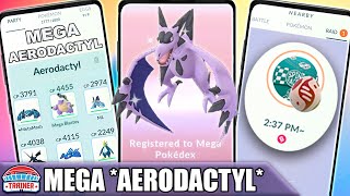 MEGA AERODACTYL COUNTER GUIDE 100 IVs Moveset amp Weakness  Dark ROCK Evolution  Pokémon Go [upl. by Enyamrahc361]