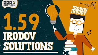 159 Problems in general Physics by I E Irodov Solution by Saket Sir [upl. by Reiko]