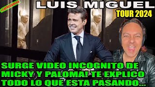 LUIS MIGUEL PERÚ TOUR 2024  VIDEO INCÓGNITO DE MICKY Y PALOMA ADENTRO DEL RESTAURANTE PERUANO [upl. by Duggan]