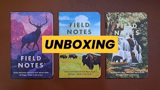 🌲 Unboxing the Field Notes National Parks Series – The Perfect EDC for Adventurers 🌄📝 [upl. by Lymn]