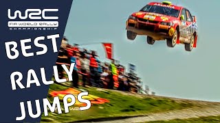 BEST RALLY JUMPS Famous WRC Jumps Fafe Jump Colins Crest with Novikov Ogier Meeke and more [upl. by Rotman964]