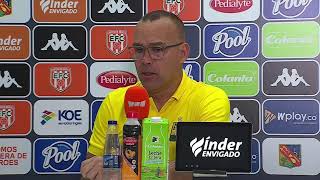 Rueda de prensa de Bucaramanga tras su partido Envigado [upl. by Olram868]