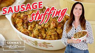 Easy amp Delicious Sausage Stuffing Recipe Dressing [upl. by Tatiana]