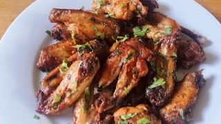 Best Lemon peppers Chicken Wings in Air Fryer  Quick amp Easy Recipe  By Sajidas kitchen [upl. by Noraed]