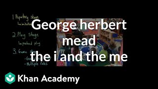 George Herbert Mead The I and the Me  Individuals and Society  MCAT  Khan Academy [upl. by Campbell501]