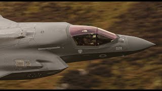 RAF F35Bs DOMINATING THE MACH LOOP 4K [upl. by Hterrag]