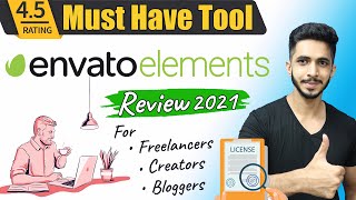 Envato Elements Review 2021 Hindi 🔥For Freelancers Creators amp Bloggers 💯 Envato Licensing AZ [upl. by Kakalina958]