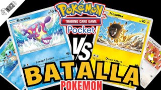 Pokemon TCG Pocket  BRUXISH VS HELIOLISK BATALLA POKEMON pokemon [upl. by Salas]