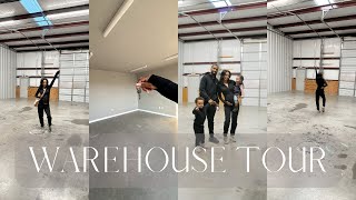 I GOT A WAREHOUSE  Empty Warehouse Tour [upl. by Eelahc]