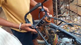 how to install pulsar 220 fairing pulsar 150180  bullet singh boisar Part 01 [upl. by Adirehs]