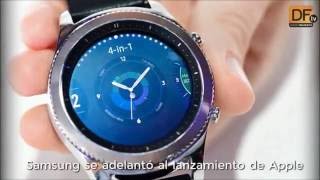 Así es el Gear S3 el último reloj inteligente de Samsung [upl. by Anaitsirk484]