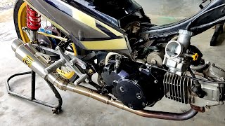 Bore up Supra x 125  Big bore 180cc for daily use [upl. by Alrac11]