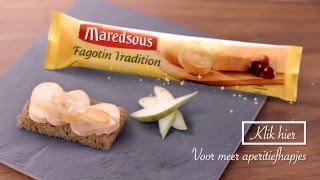 Hapjes met Maredsous Fagotin peren en amandelen [upl. by Carlton]