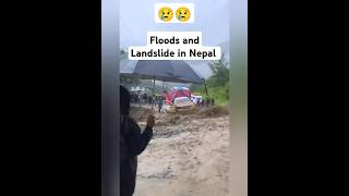 Floods and Landside in Nepal 😢floods landside nepal nepalflood [upl. by Billi122]