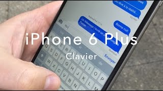 iPhone 6 Plus  une ou deux mains pour le clavier [upl. by Adnik]