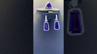 TANZANITE WITH DIAMONDS RINGFINE HIGH JEWELRY BRANDS tanzanite [upl. by Ellimahs670]