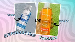 CREIGHTONS VS NEUTROGENA SALICYLIC ACID TONERS [upl. by Rayle417]