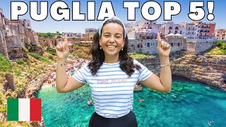 5 BEST PLACES TO VISIT IN PUGLIA ITALY 🇮🇹  Puglia Travel Guide ✨ [upl. by Annoval]