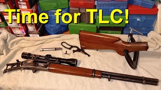 Old Marlin 3030 repair and restore [upl. by Heidie550]