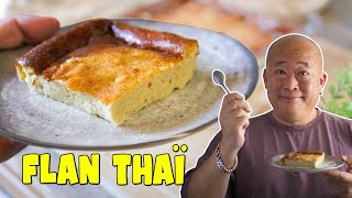 Flan thaï au lait de coco  Recette facile  Le Riz Jaune [upl. by Oilut]