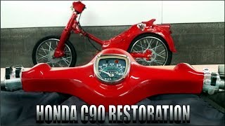 Its Getting Exciting Now Part 5  Honda C90 FULL RESTORATION [upl. by Aridni]