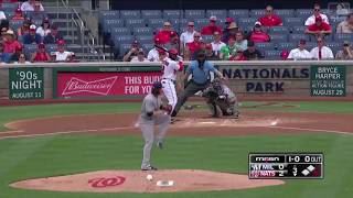 Washington Nationals Hit 4 Home Runs Back to Back [upl. by Aciamaj]