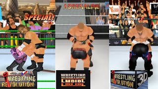 WRESTLING REVOLUTION 2D VS WRESTLING EMPIRE VS WRESTLING REVOLUTION 3D FINISHERS COMPARISON [upl. by Ameerak217]