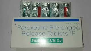 paxidep cr 25 hindiparoxetine hydrochloride 25 mg [upl. by Aynav]