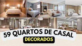 59 IDEIAS DE QUARTO DE CASAL DECORADO DO SIMPLES AO MODERNO [upl. by Brew]