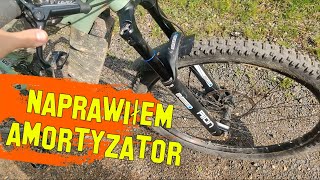 Naprawiłem amortyzator sr suntour  ebike Rower Elektryczny [upl. by Yrag996]