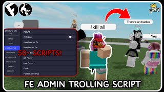 FE Admin Trolling Script  ROBLOX SCRIPTS  Troll All Players  Fluxus • Delta [upl. by Mccarty370]