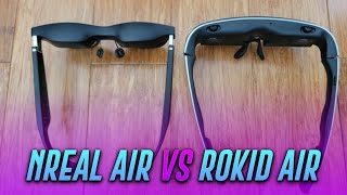 NREAL AIR vs Rokid Air  Which is better [upl. by Aracahs]