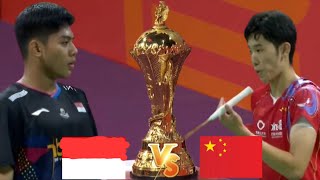 INA VS CHN  Suhandinata Cup Finals Badminton BWF World Junior Mixed Team Championships 2024 [upl. by Edyaj]