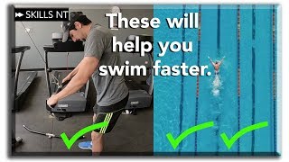 25 gym exercises to help you swim faster Workout 10 Free PDF guide [upl. by Paige176]