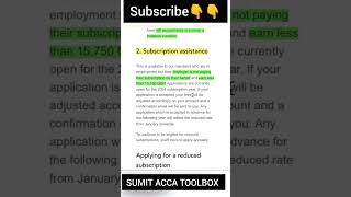 Attention ACCA Members Save on Annual Membership Fees Acca MembershipFees Tips Tricks Excel [upl. by Akkinahs]