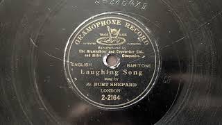 The Laughing Song  Burt Shepherd 1901 Gramophone and Typewriter GampT 7quot single sided record [upl. by Leafar]