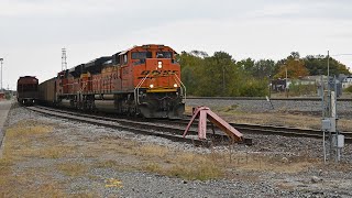 101820  BNSF SD70ACe 9044 leads BNSF Coal Load [upl. by Airaet951]