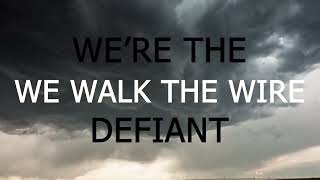 Skillet The Defiant Lyric Video [upl. by Ujawernalo681]