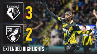 Extended Highlights 🎞️  Watford 32 Norwich City [upl. by Jennifer]