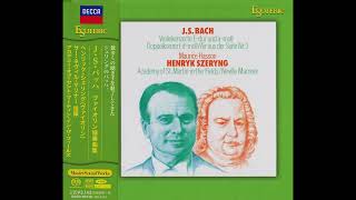 Henryk Szeryng  JS Bach Concerto for Two Violins in D minor BWV 1043 Rec 1976 [upl. by Ziegler]