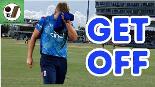 Sam Curran Got SENT Off in Third One Day International Cricket Match Between England and West Indies [upl. by Namien]