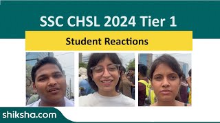 SSC CHSL Tier 1 Exam Analysis  Student Reaction [upl. by Kroo]