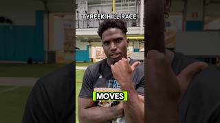 TYREEK HILL VS ELI MACK RACE WHO WON nfl tyreekhill cheetah race [upl. by Monson]