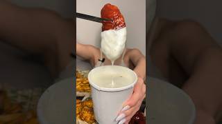 WINGSTOP ASMR MUKBANG🍗 shorts mukbang friedchicken wingstop [upl. by Annauj11]