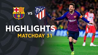 Highlights FC Barcelona vs Atletico de Madrid 20 [upl. by Lessig]