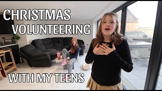 VOLUNTEERING FOR CHRISTMAS WITH MY TEENS amp NEW VLOGMAS INTRO [upl. by Fitalludba]