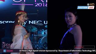 Miss Spring 2018 Intro Round  ShiRock Ukhrul Manipur [upl. by Llerej]