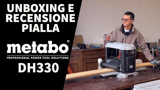 Unboxing e recensione pialla METABO DH330 [upl. by Caton182]